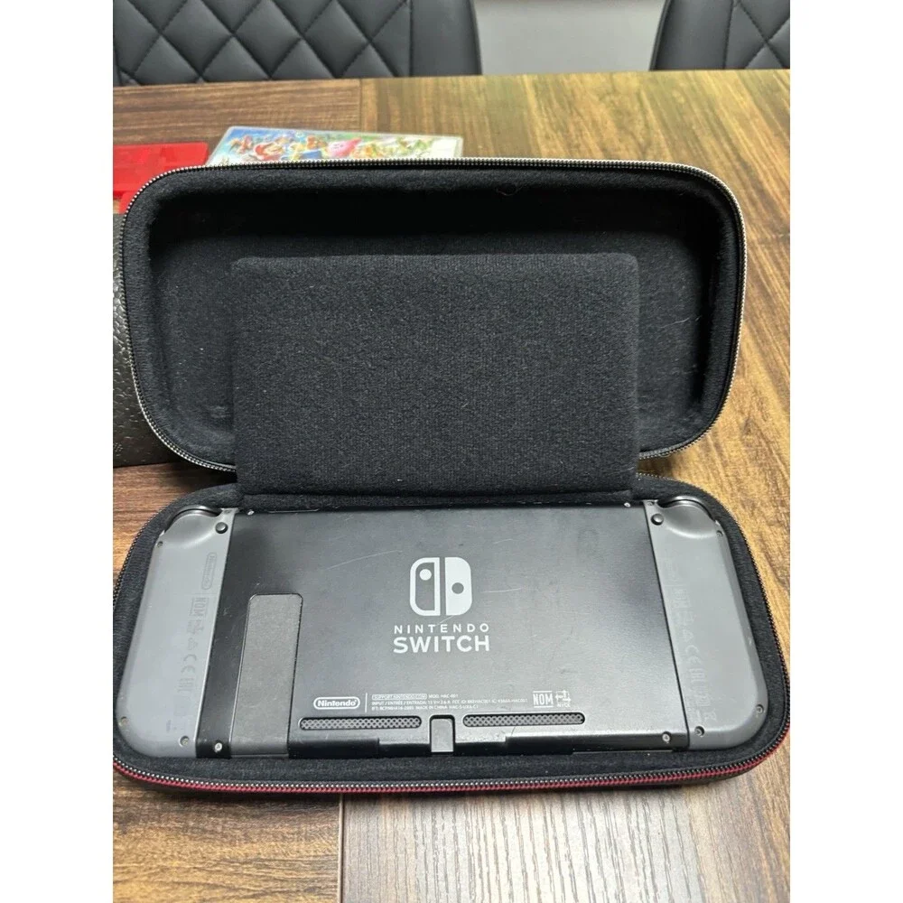 Nintendo Switch 1st Gen Gray BUNDLE -  Dock/Charger/Controller Extension/Case